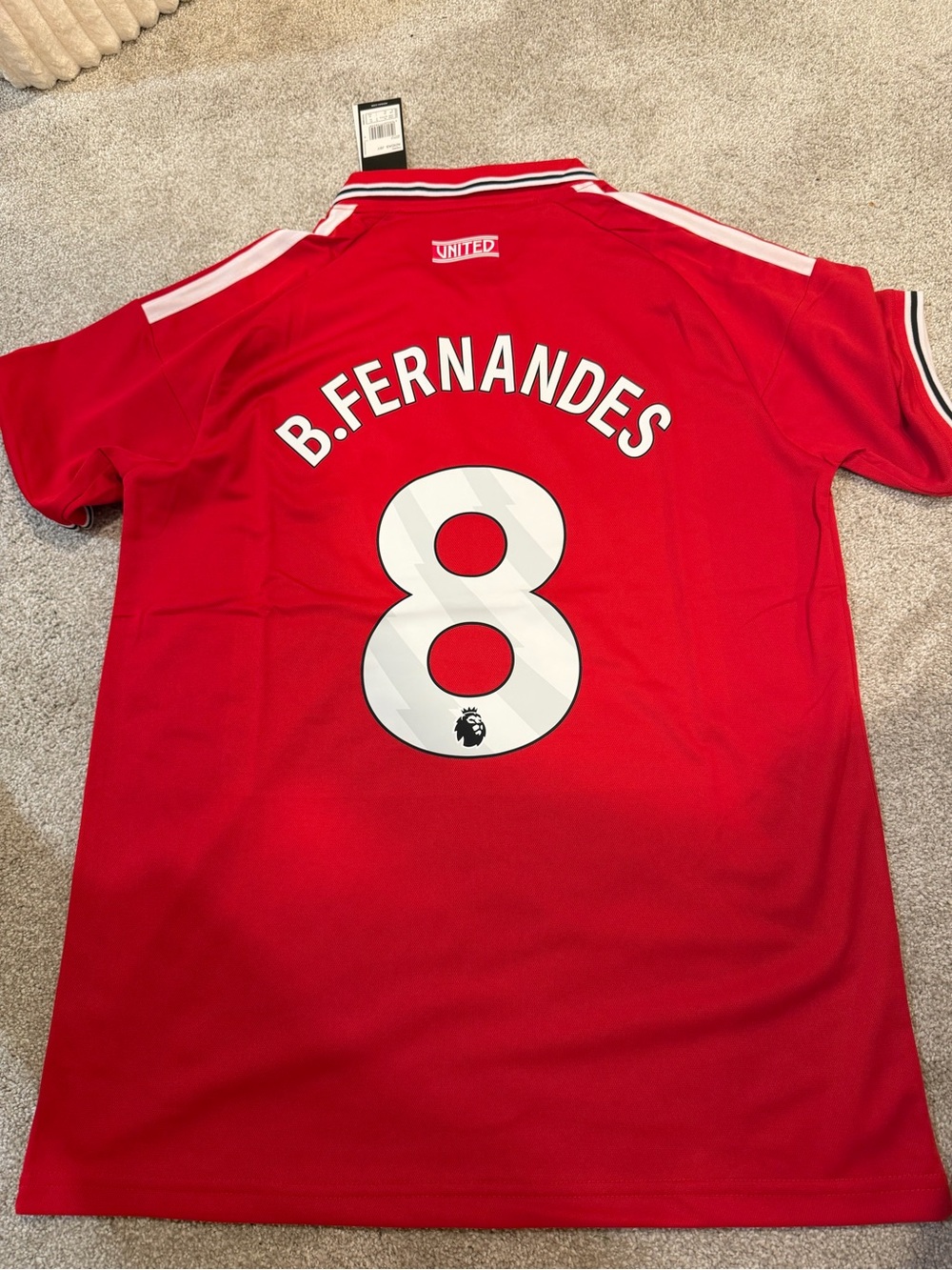 New Adidas home 26/27 Manchester United Bruno Fernandes #8 men’s slim fit jersey